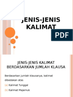 Jenis-Jenis Kalimat