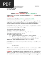 ChE 204 HW-4 and HW-5 Together, Spring 2014, See Changes!