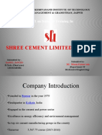 Shree Cement Limited, Beawar: PPT On Summer Training in