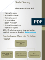 Pandangan Filsafat Tentang Manusia