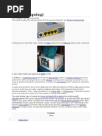 Router (Computing) : This Article Is About The Network Device. For The Woodworking Tool, See