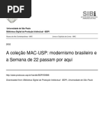 A Coleção MAC-USP - Modernismo Brasileiro e