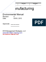 ABC Manufacturing: Environmental Manual