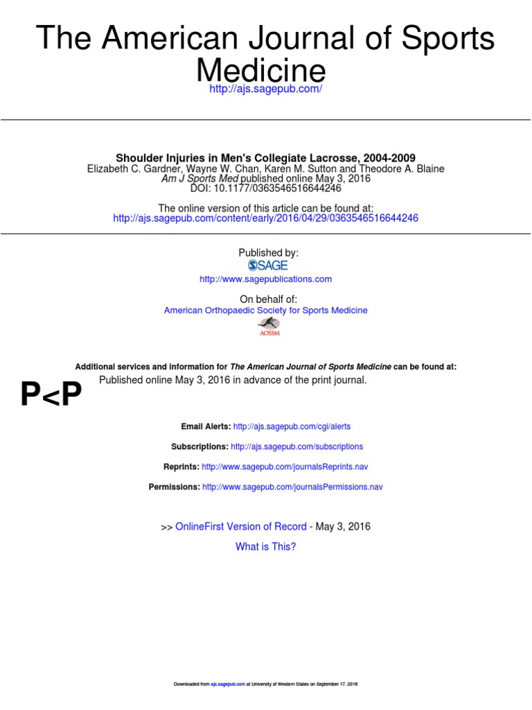 Shoulder Injuries | PDF | Shoulder | Limbs (Anatomy)