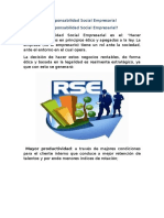 Responsabilidad Social Empresarial