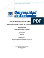 Evaluación de la calidad de la tecnología educativa según ISO 9126