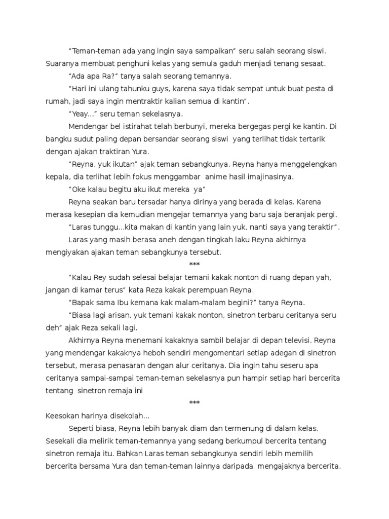 Cerpen Pendidikan Karakter PDF