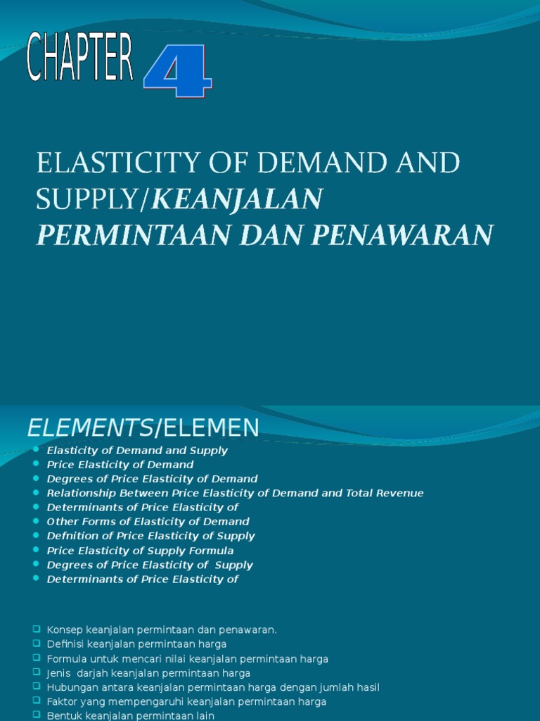 Understanding Demand and Supply Elasticity | PDF