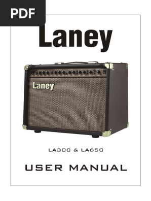 Laney LA30C Manual PDF Microphone Amplifier