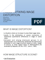 Wage Distortion Report
