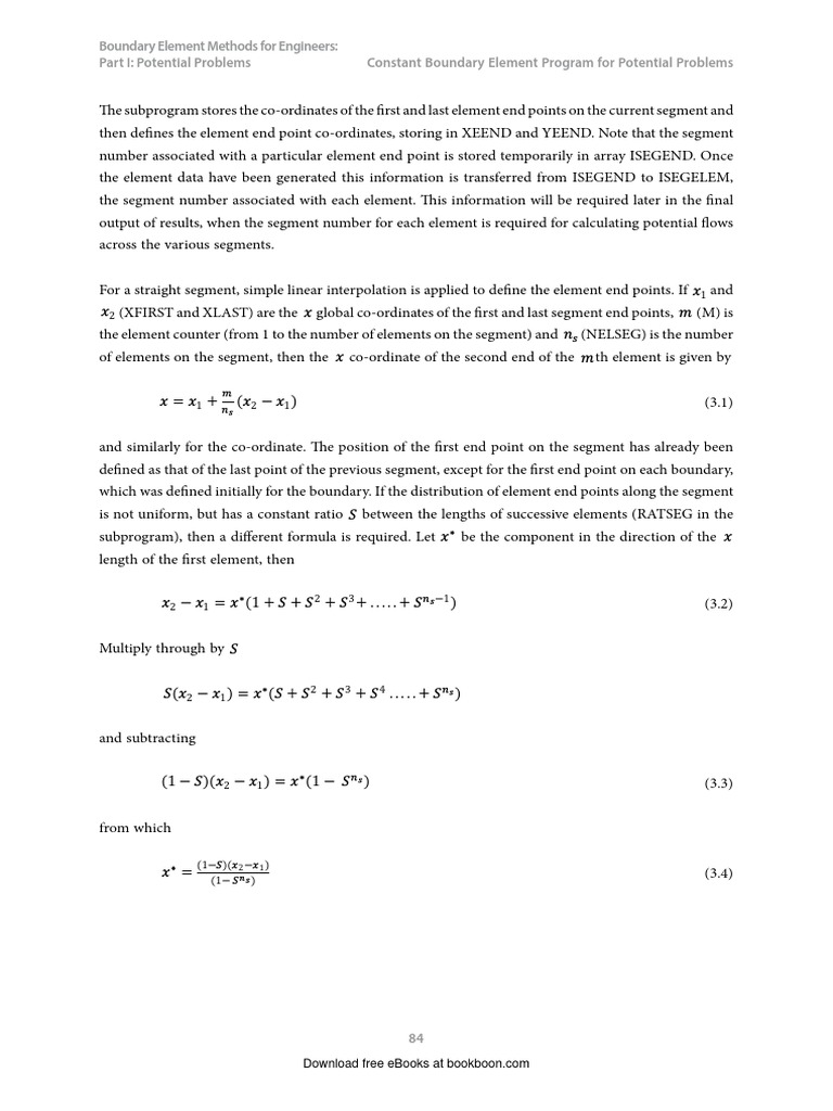 Boundary Element Methods Explained | PDF