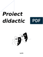 Proiect Didactic Pedagogie
