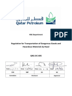 Transportation of Dangerous Goods by Road Regulation