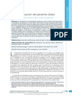 Evaluacion del paciente obeso, "endocrinologia"