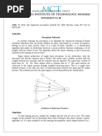 Soft Computing Perceptron Neural Network in MATLAB