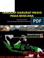 Tanggap Darurat Medis Pada Bencana - Achmad Yurianto