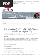 Sindicato Dos Profissionais Em Educação No Ensino Municipal de São Paulo - Portaria SMG Nº 111_2016 (DOC de 11-10-2016, Página 03)