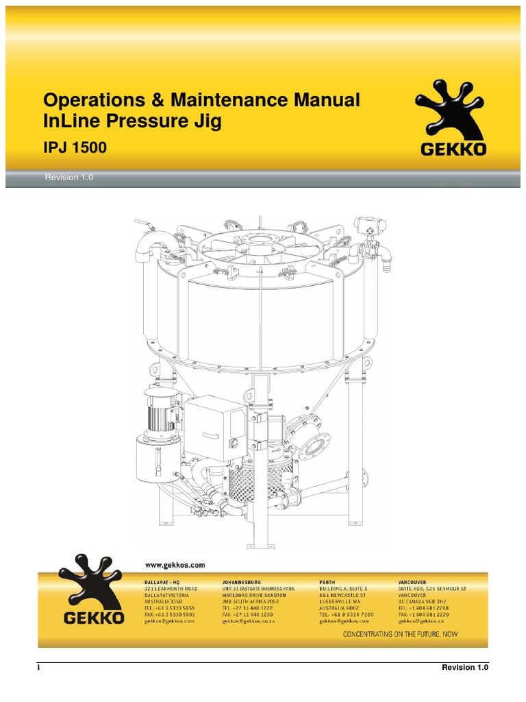 IPJ 1500 Operations Manual | PDF