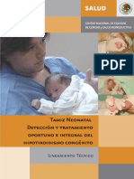 2007 Tamiz neonatal. Diagnostico y tratamiento oportuno e integral de hipotiroidismo congenito. CENTEC.pdf