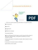 Estrategias para Contrarrestar Las Dificultades de Atención