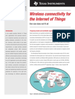 Wireless Connectivity For The Internet of Things PDF