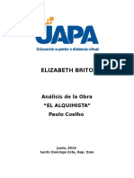 ANALISIS - NOVELA EL ALQUIMISTA - ESPAÑOL II - ELIZABETH BRITO.docx