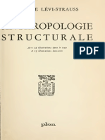 Claude Levi-strauss - Anthropologie Structurale (1958) [Plon] (2)