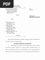 Download Complaint vs Goldman Sachs by reutersdotcom SN32779463 doc pdf