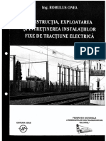 Romulus Onea_ Constructia,Exploatarea Si Intretinerea Instalatiilor Fixe de Tractiune Electrica