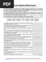 Escala de Atitudes Disfuncionais