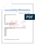 2nd Year Biochemistry Mnemonics PDF