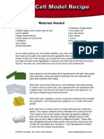 Edible Cell Models-P1 PDF