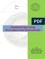 Standard Operating Procedures for Instruments 2012.pdf