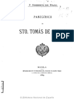 Panegirico de Santo Tomas, Fray Norberto Del Prado OP