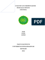 Makalah Faktor Penegakan Hukum