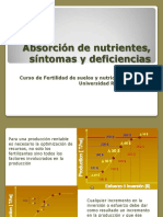 Deficiencias Nutricionales en Plantas