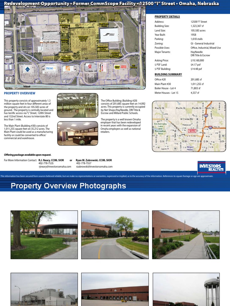 Redevelopment Opportunity: Omaha Property | PDF | Business