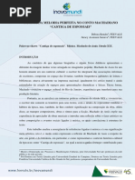 A busca da melodia perfeita em "Cantiga de esponsais"