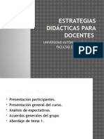 Estrategias Didácticas Para Docentes