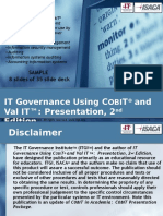 IT Gov Using COBIT and ValIT Presentation SAMPLE Research