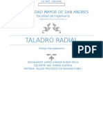 Procesos de Manufactura, Trabajo Recuperatorio