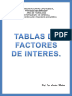 Tablas de Factores de Interes 0.25 Al 10%