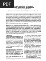 Avaliação Da Qualidade Do Transporte Interm de Passageiros