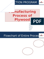 Manufacturing Process of Plywood: Presented By:-Group 2