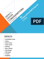 Common defects in plastic injection molding processes