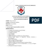 DEBER N°4 (Leyes Que Rigen Las Empresas Públicas y Privadas) .