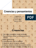 Creencias y Pensamientos