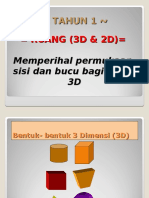 Tahun 1 RUANG (3D & 2D)