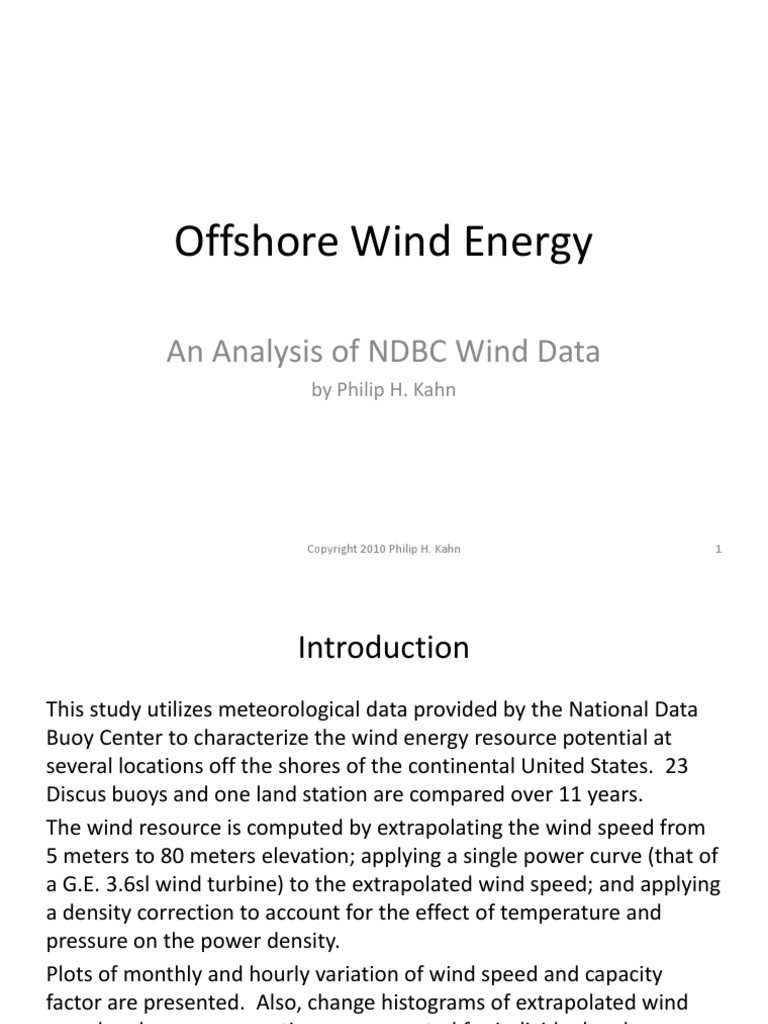Offshore Wind Energy - 6 | PDF | Offshore Wind Power | Wind Power