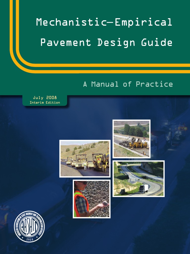AASHTO Pavement Design Guide PDF Road Surface Civil Engineering